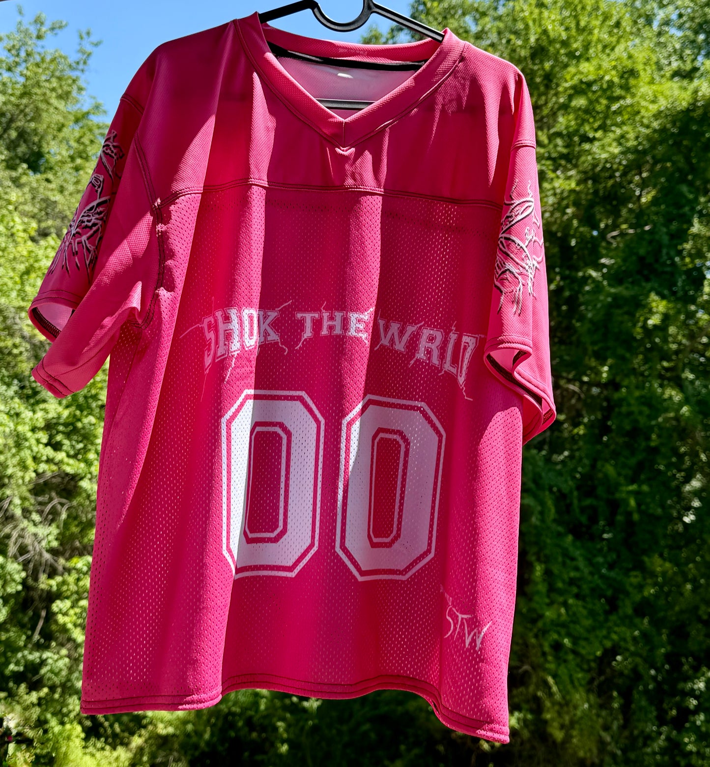 Bubble Gum Pink STW Varsity Jersey